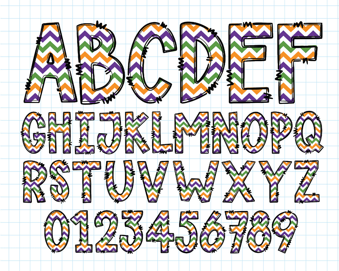 Halloween Alphabet Letters