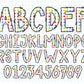 Rainbow Alphabet Letters