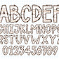 Brown and Pink Doodle Letters