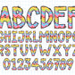 Rainbow Alphabet Letters