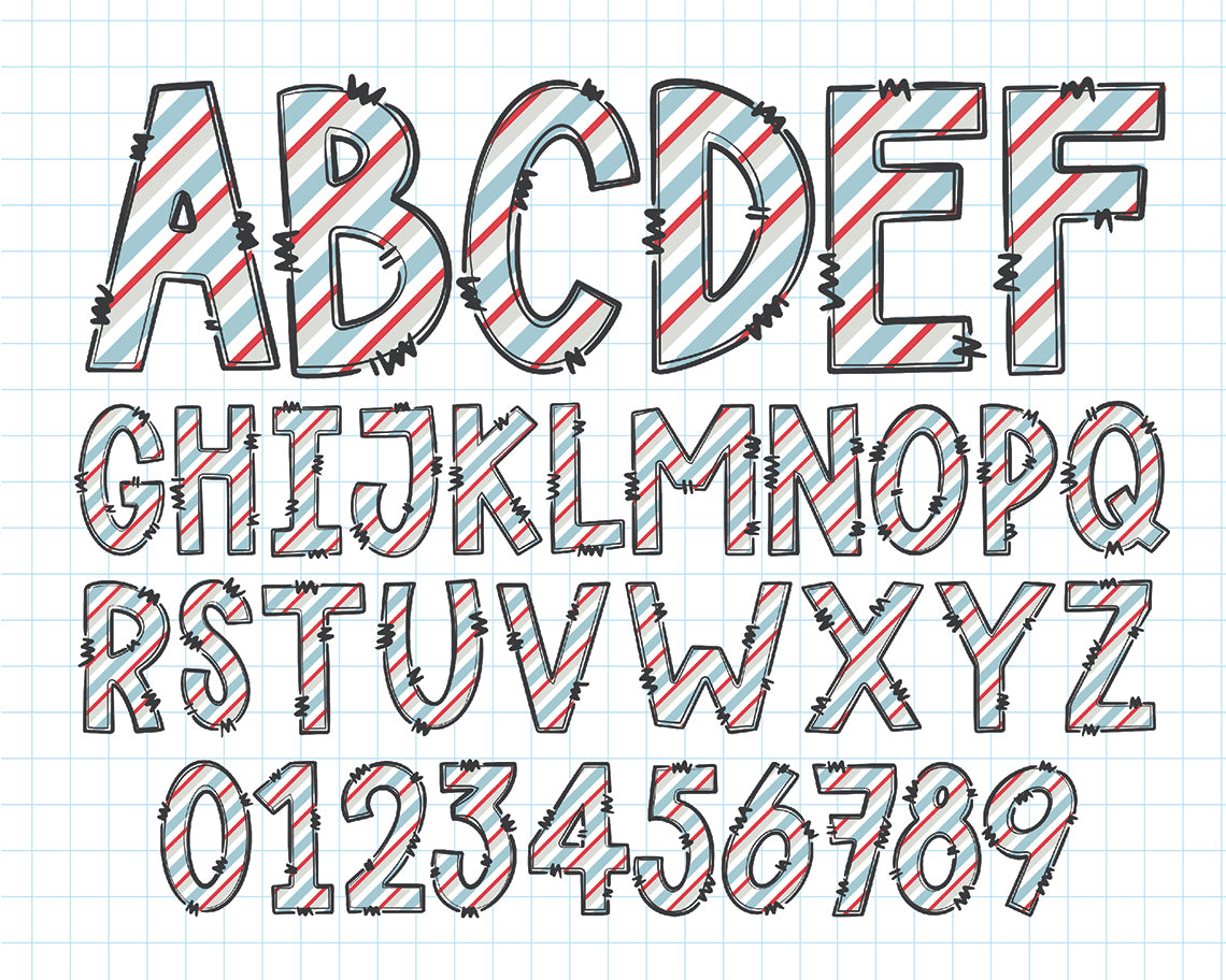 Nautical Alphabet PNG