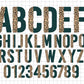 Leopard Alphabet PNG Sublimation