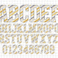 New Year Alphabet PNG Sublimation