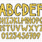 cowboy alphabet png sublimation