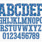 Winter Alphabet PNG Sublimation