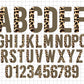 Half Leopard Alphabet PNG Sublimation