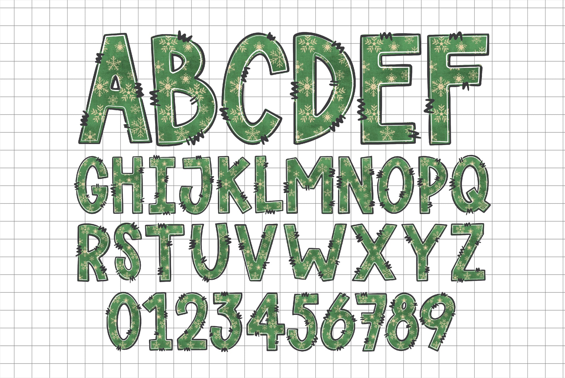 Christmas Alphabet Letters