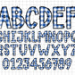 western cowboy alphabet png sublimation