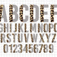 Half Leopard Alphabet PNG Sublimation