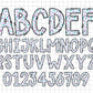 Winter Doodle Alphabet Letters