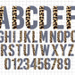 Half Leopard Alphabet Letters