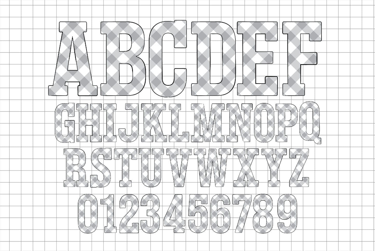 Red Grey Alphabet PNG