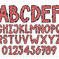 western cowboy alphabet png sublimation