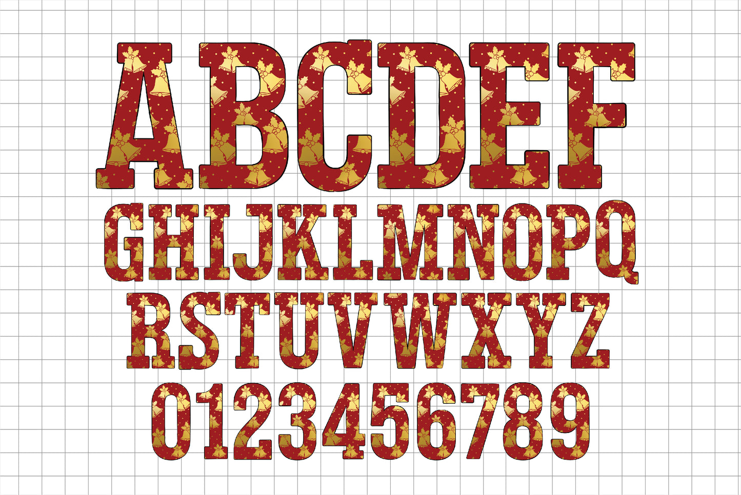 Christmas Alphabet Letters