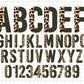 Half Leopard Alphabet PNG Sublimation