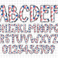 4th of July Alphabet Sublimation