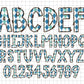 Father's Day PNG Alphabet Sublimation, Happy Father's Day Alphabet Clip Art PNG Designs