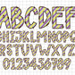 Mardi Gras Alphabet Doodle