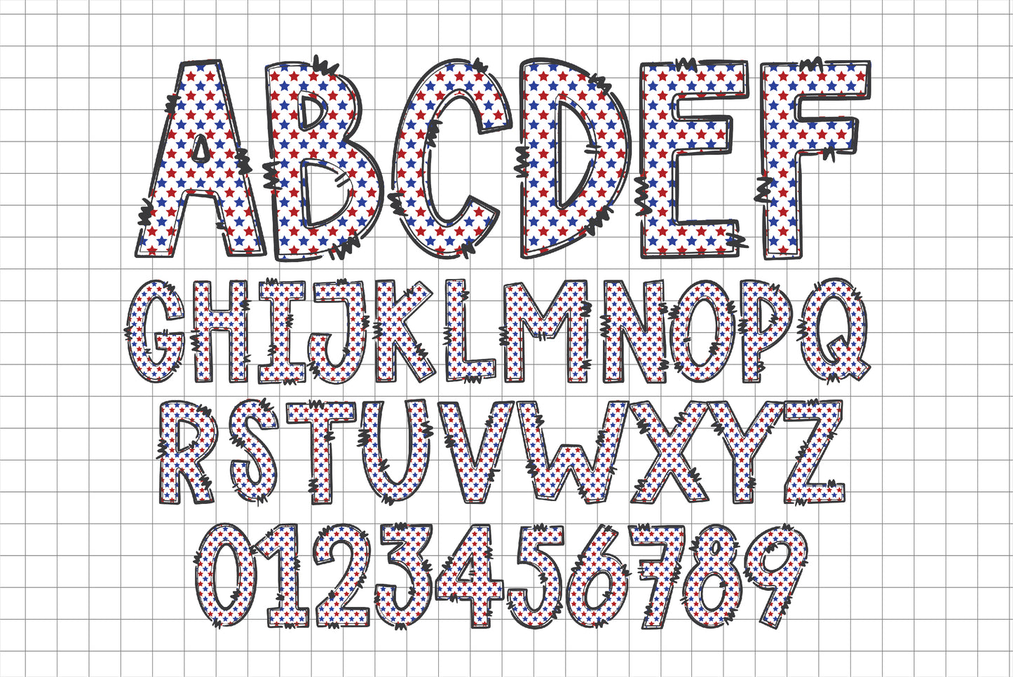 4th of July Alphabet