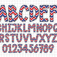 Stars and Stripes Alphabet Letters