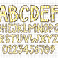 Pencil Alphabet Letters