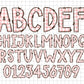 Valentines Doodle Hand Drawn Letters