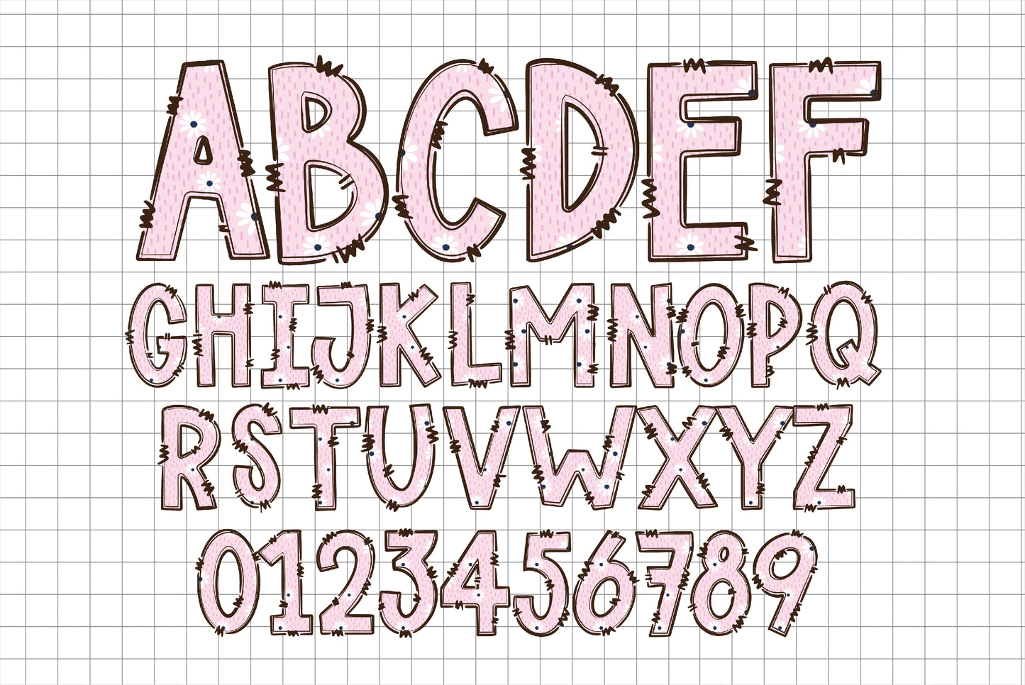 Doodle Alphabet Letter