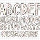 school alphabet png sublimation