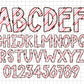 Valentines Alphabet PNG