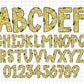 Sunflower Alphabet Letters