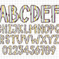 Alphabet Sublimation PNG