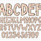 Spring Floral Alphabet PNG