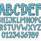 Easter Alphabet Letters PNG Bundle