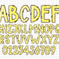 Easter Alphabet PNG