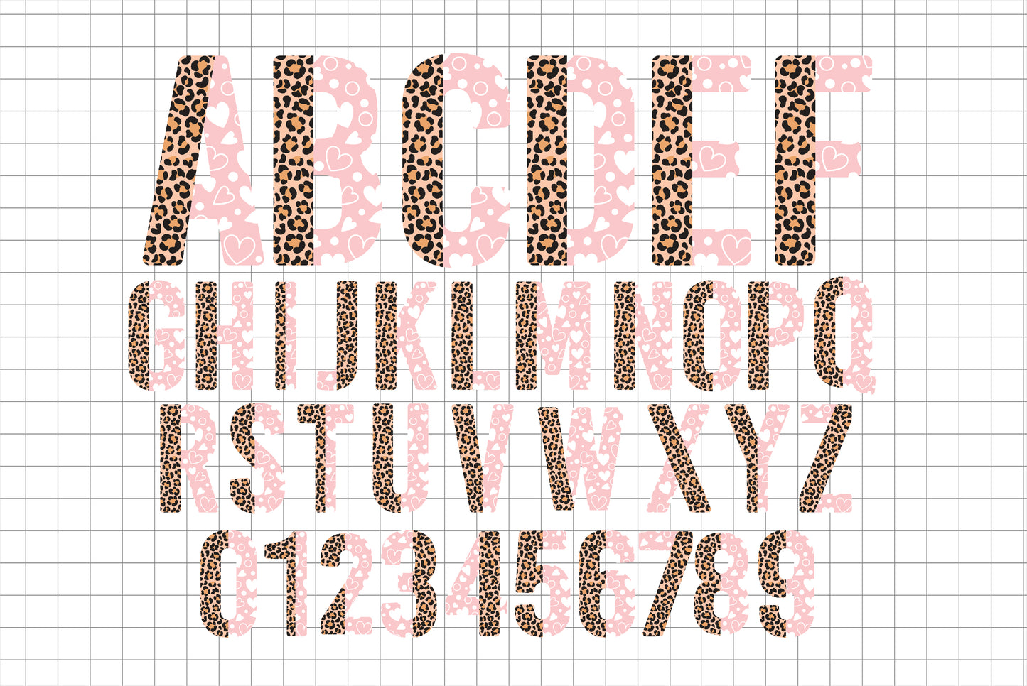 Half Leopard Alphabet