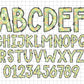 Spring Floral Alphabet PNG