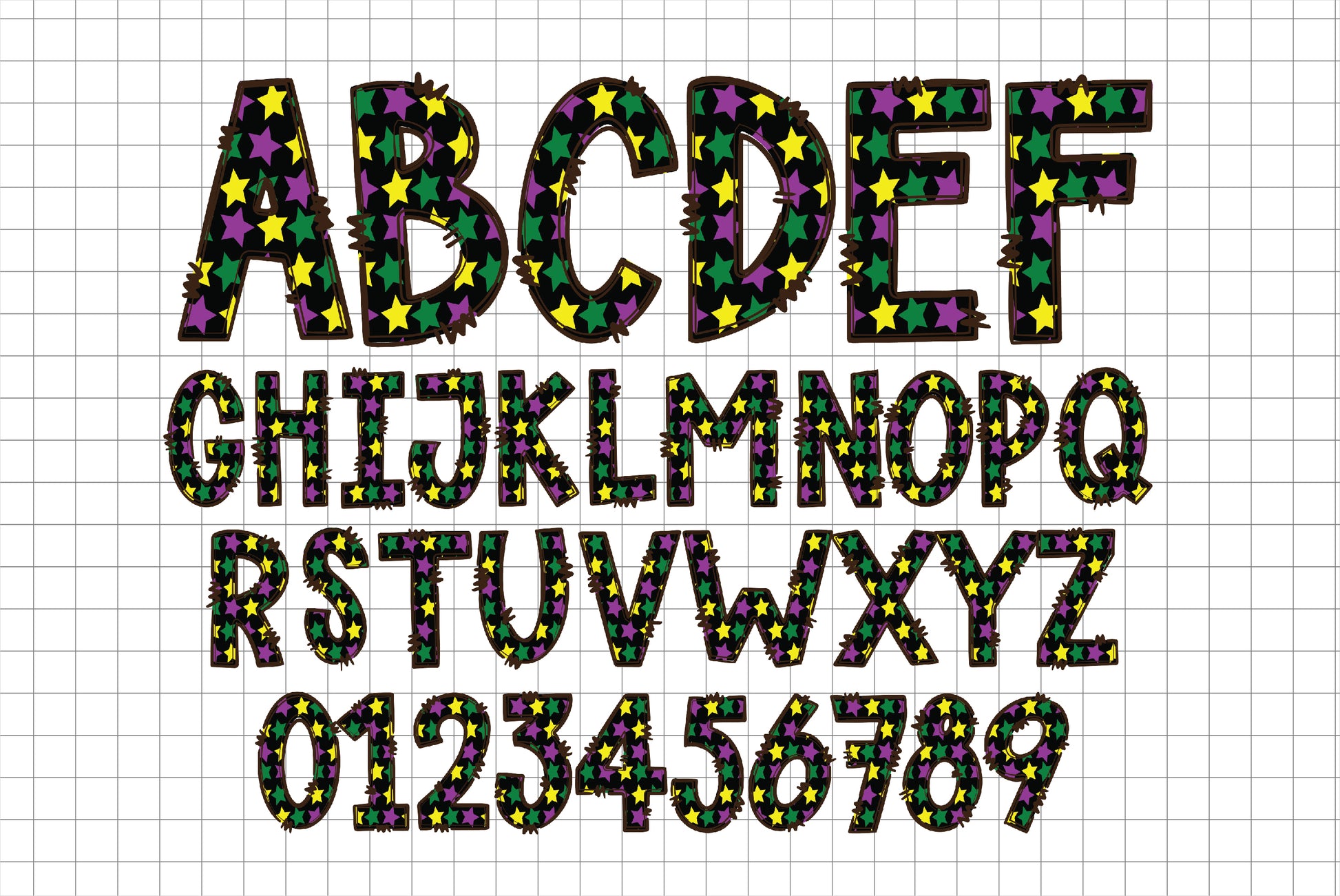 Mardi Gras Alphabet