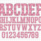 Black & Pink Valentines Letters