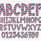 4th of July PNG Letters