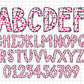 Valentines Alphabet PNG