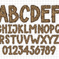 Leopard Alphabet Letters