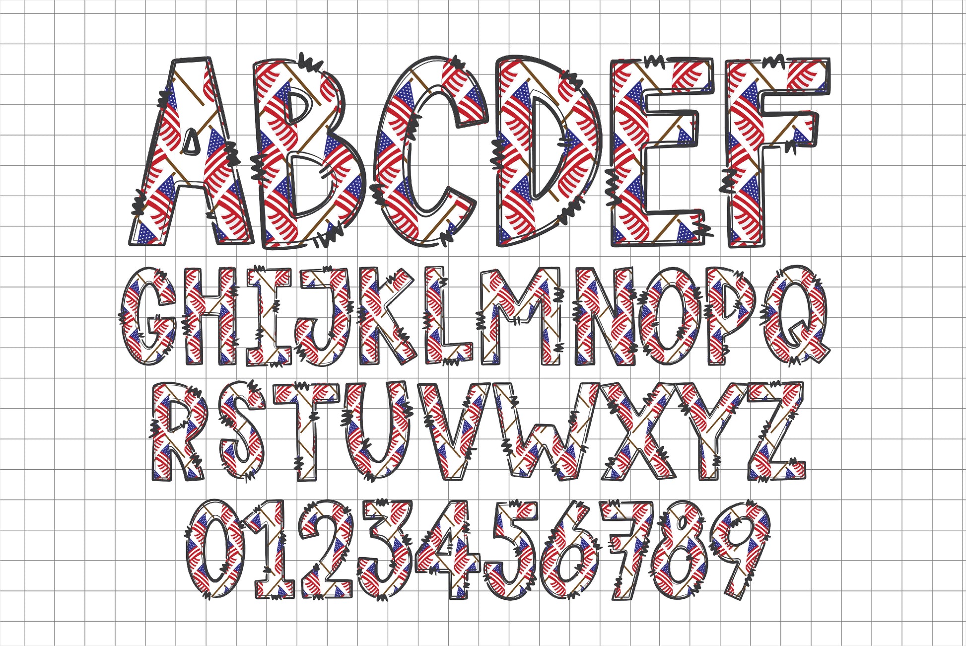 4th of July Alphabet