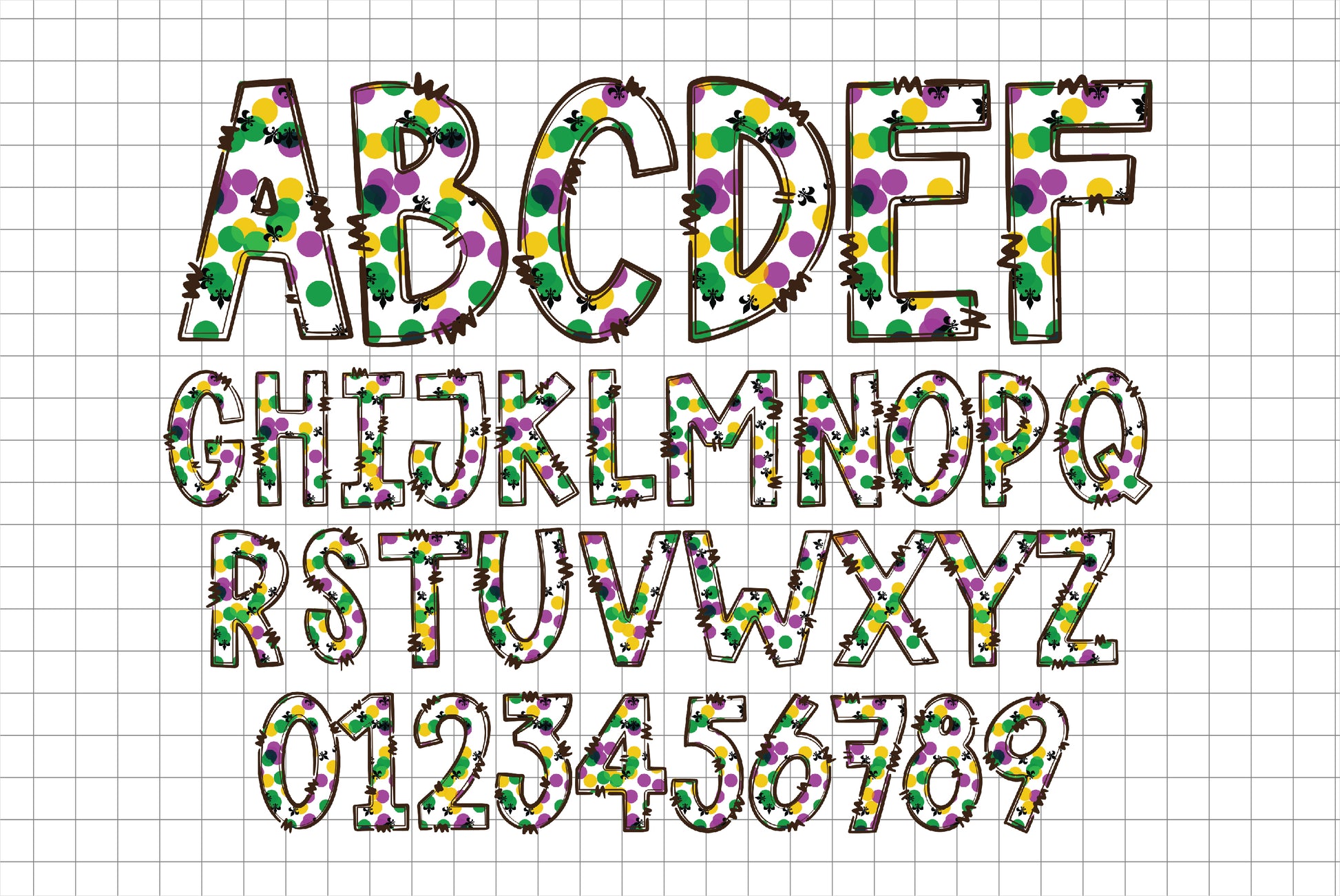 Polka Dot Alphabet