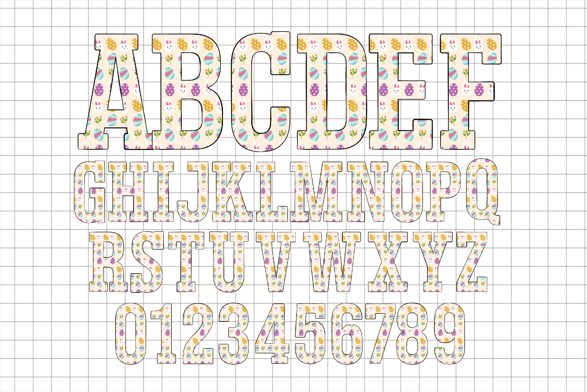 Easter Egg Alphabet