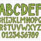 Watermelon Doodle Alphabet Letters