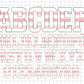 Love Alphabet Letters PNG