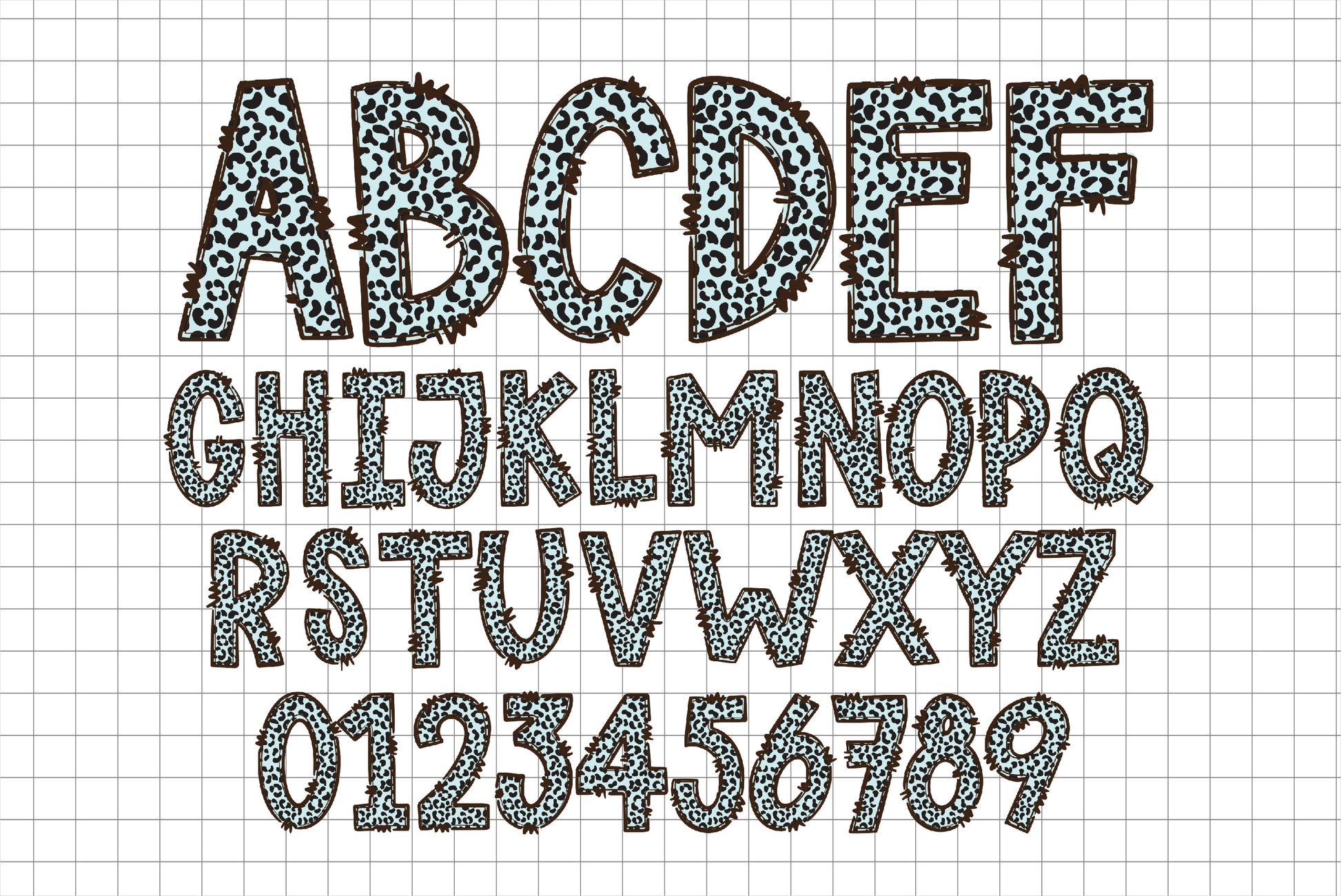 Easter Bunny PNG Letters