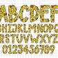 Sunflower Alphabet PNG