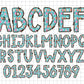 Easter Egg Alphabet PNG