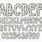 Father's Day PNG Alphabet Sublimation, Happy Father's Day Alphabet Clip Art PNG Designs